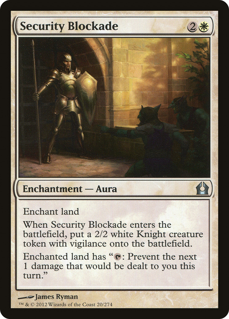 Security Blockade (RTR-020) - Return to Ravnica Foil
