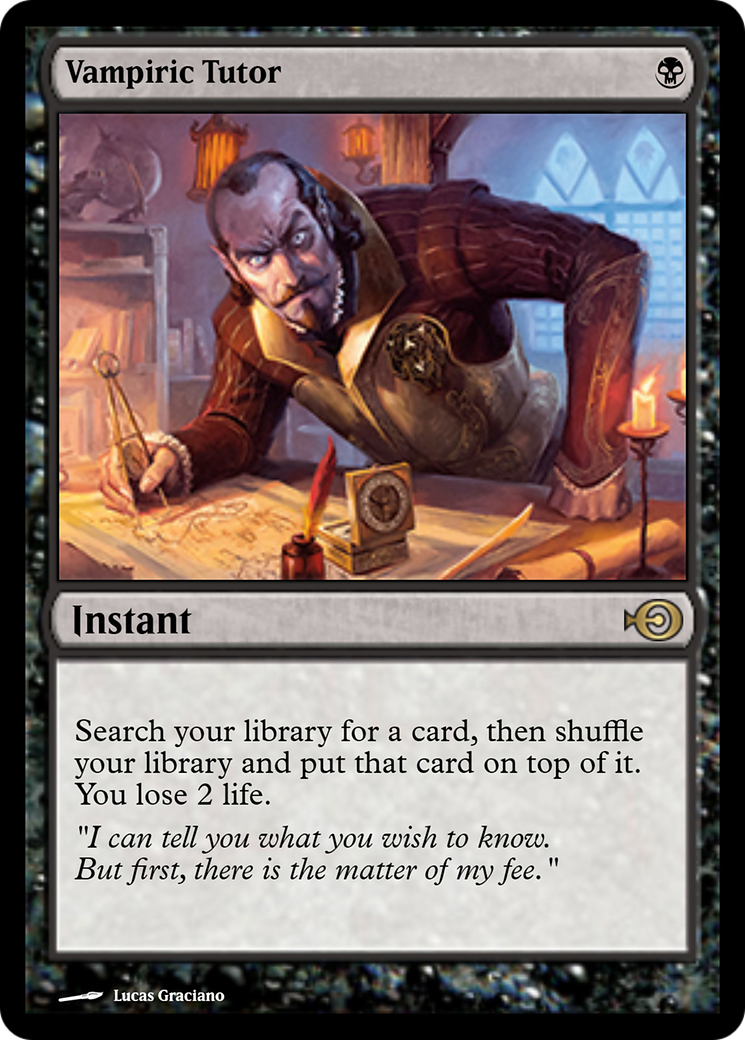 Vampiric Tutor (PRM-68053) - Magic Online Promos