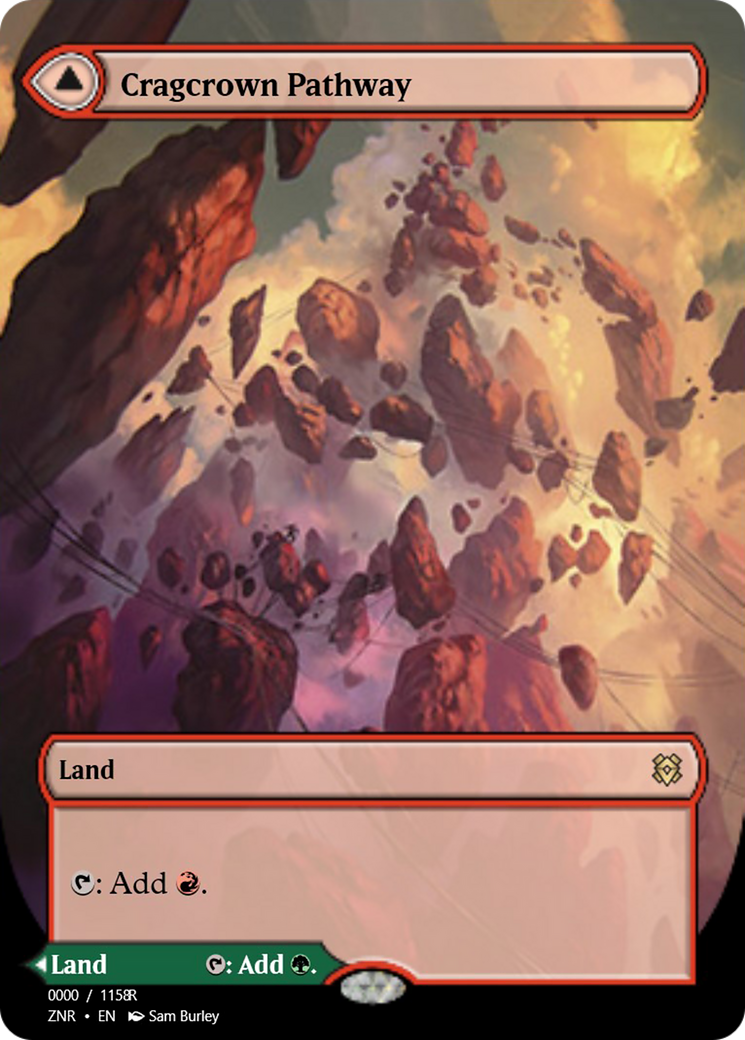 Cragcrown Pathway // Timbercrown Pathway (PRM-83856) - Magic Online Promos