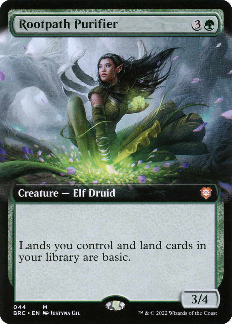 Rootpath Purifier (Extended Art) (BRC-044) - The Brothers' War Commander: (Extended Art) Foil