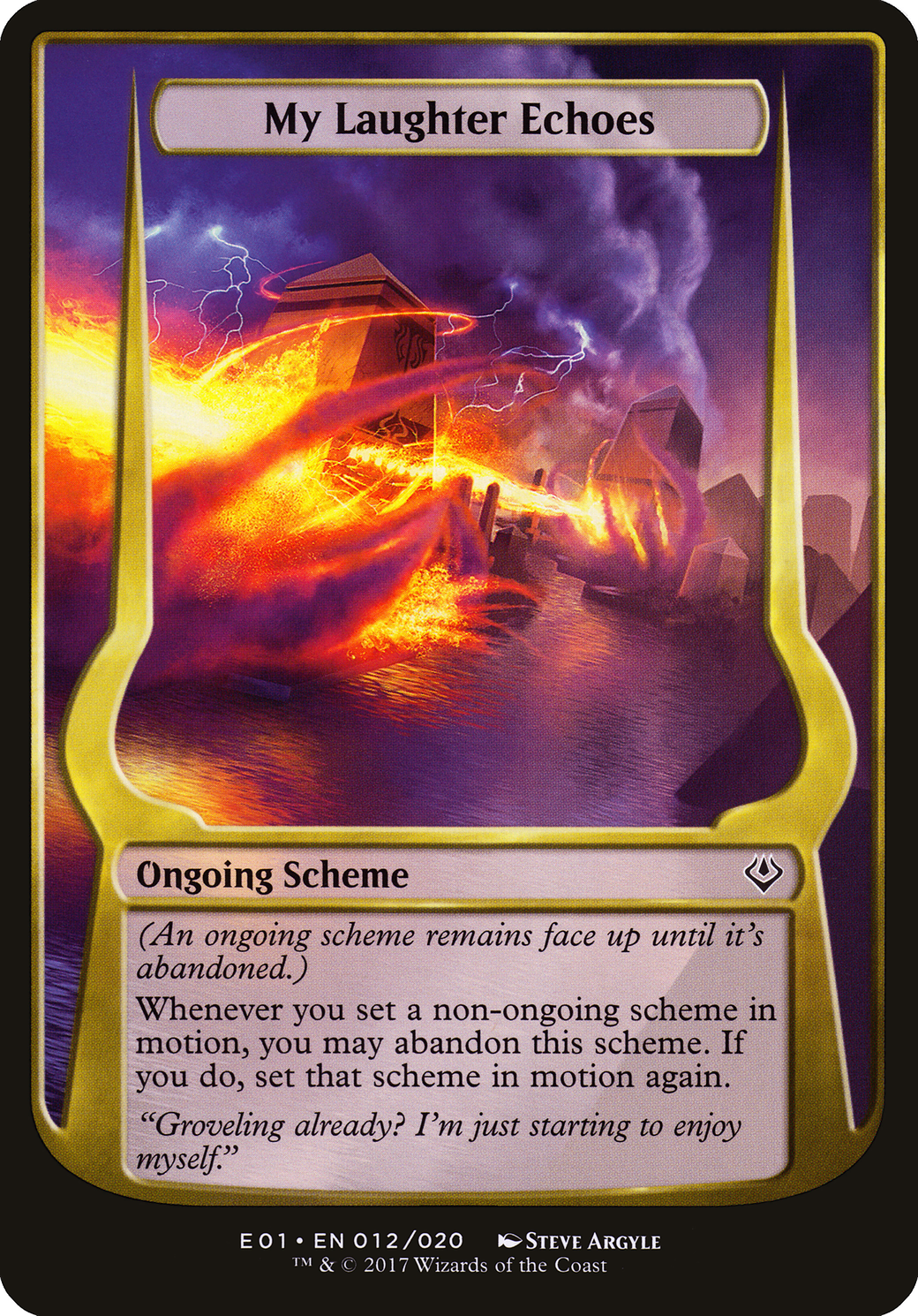 My Laughter Echoes (Archenemy: Nicol Bolas) (OVER-12★) - Archenemy: Nicol Bolas Schemes