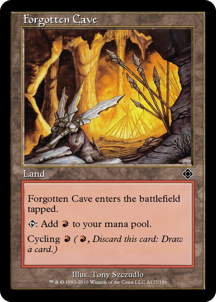 Forgotten Cave (TD0-A127) - Magic Online Theme Decks