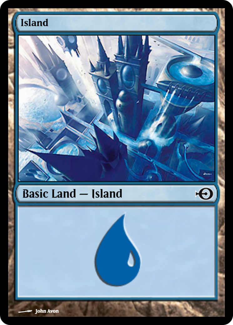 Island (PRM-32023) - Magic Online Promos Foil