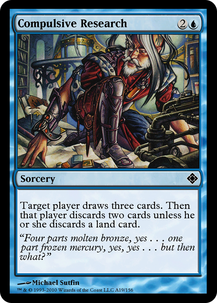 Compulsive Research (TD0-A19) - Magic Online Theme Decks
