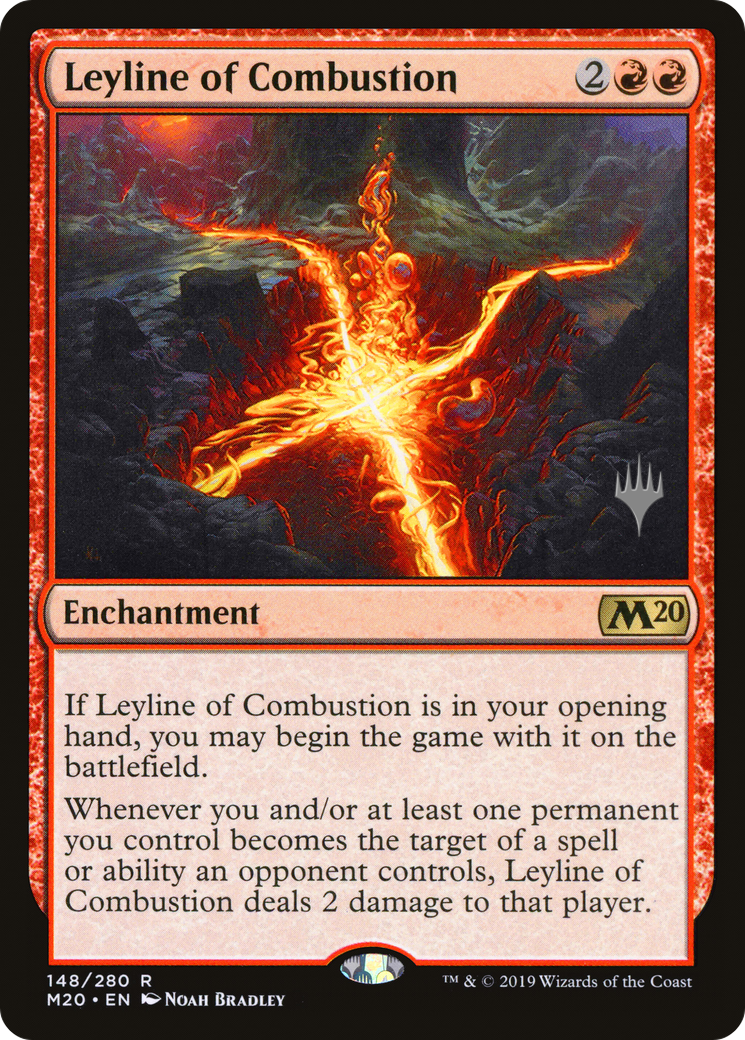 Leyline of Combustion (PPM20-148P) - Core Set 2020 Promos Foil
