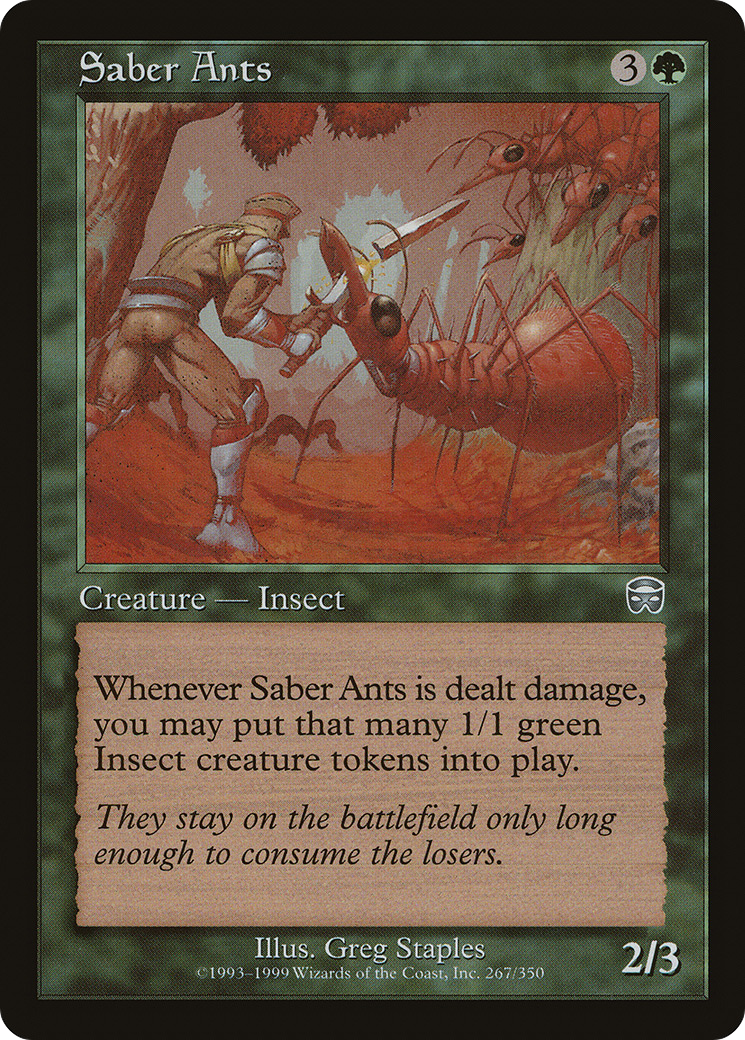 Saber Ants (MMQ-267) - Mercadian Masques