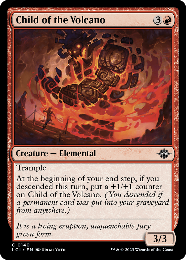 Child of the Volcano (LCI-140) - The Lost Caverns of Ixalan Foil