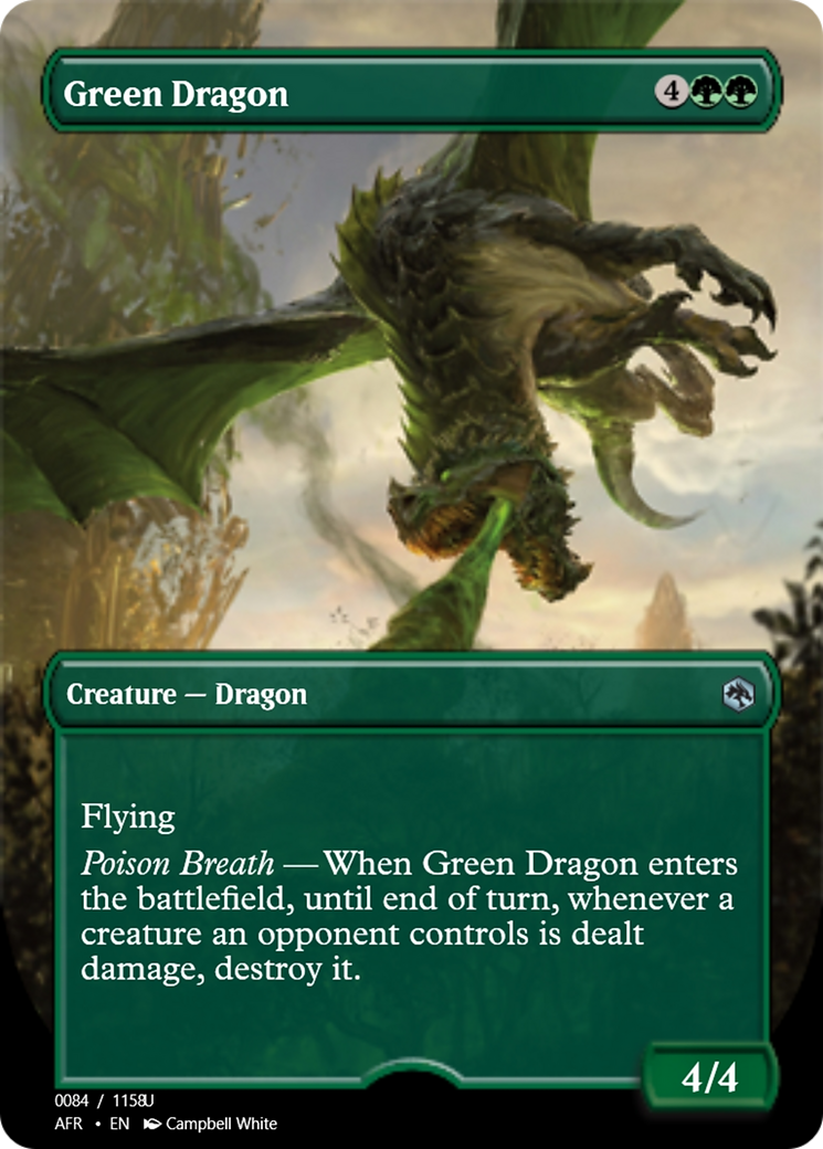 Green Dragon (PRM-92784) - Magic Online Promos Foil