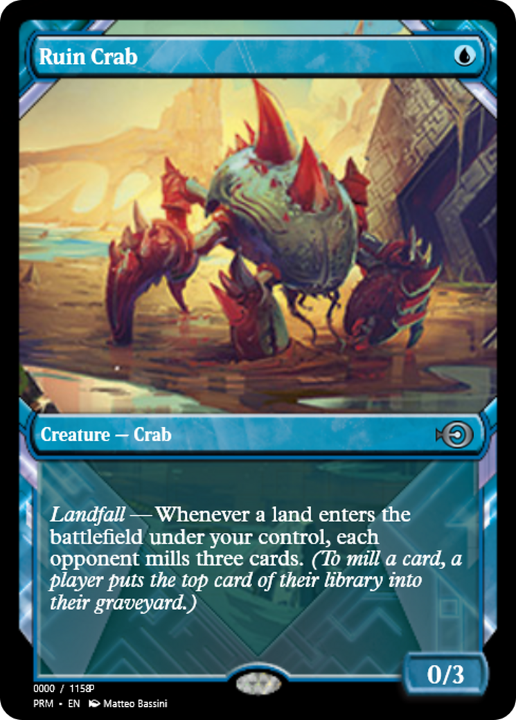 Ruin Crab (PRM-83696) - Magic Online Promos Foil