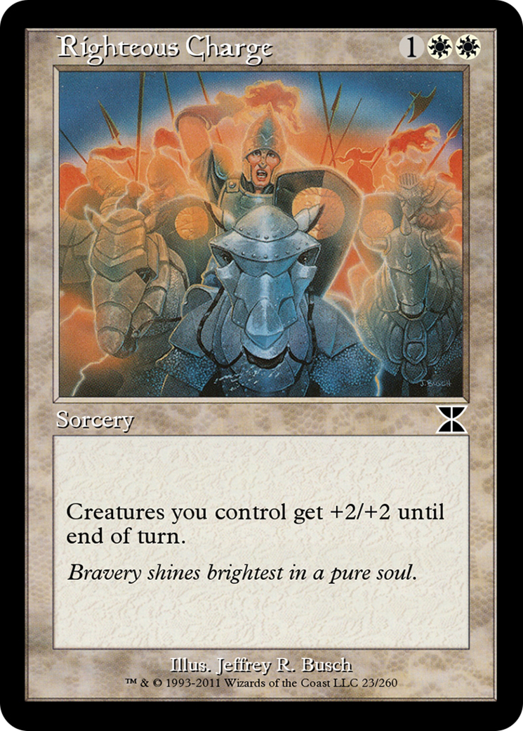 Righteous Charge (ME4-023) - Masters Edition IV Foil