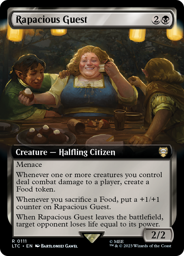 Rapacious Guest (Extended Art) (LTC-111) - Tales of Middle-earth Commander: (Extended Art)