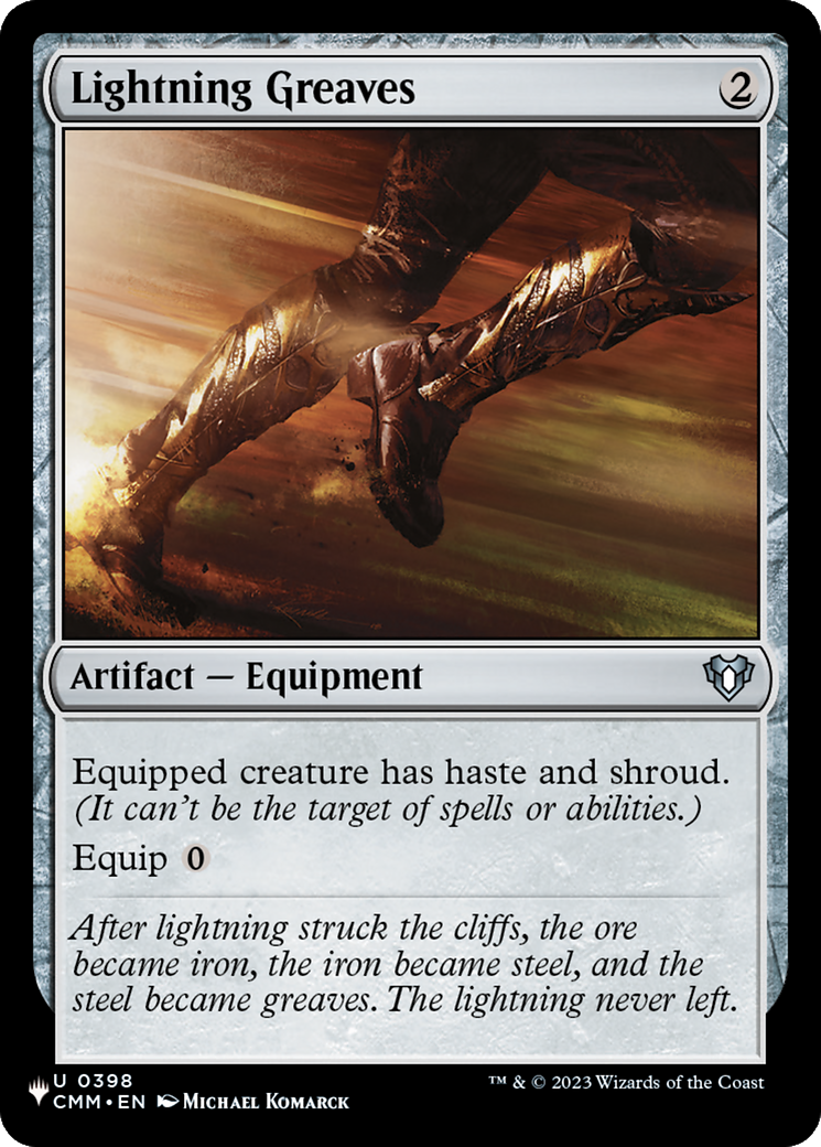 Lightning Greaves (LIST-CMM-398) - The List