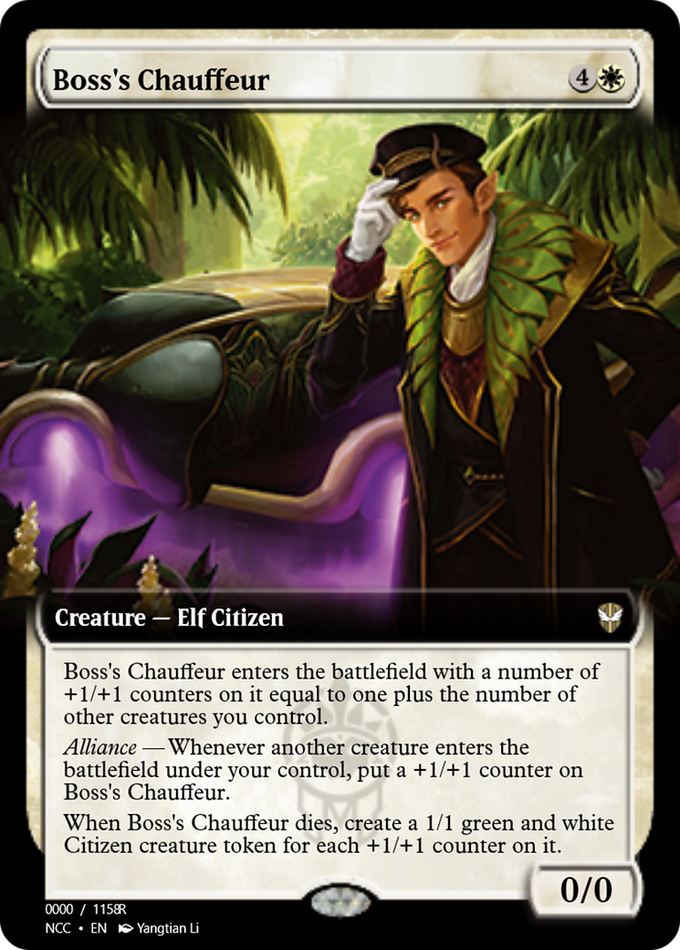 Boss's Chauffeur (PRM-99943) - Magic Online Promos