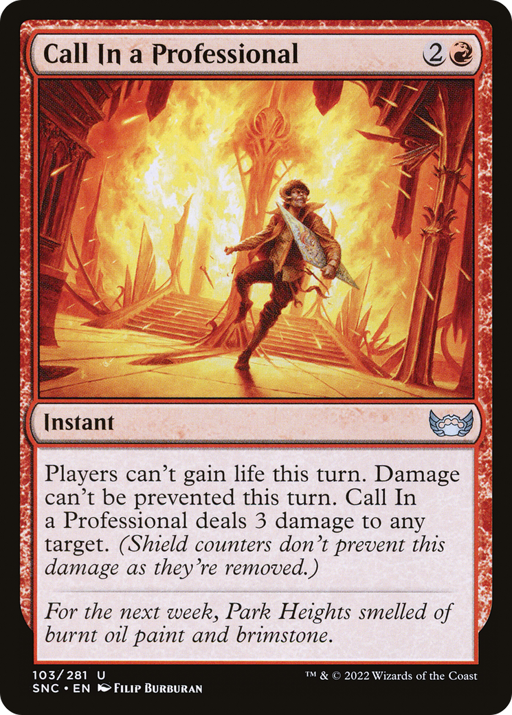 Call In a Professional (SNC-103) - Streets of New Capenna