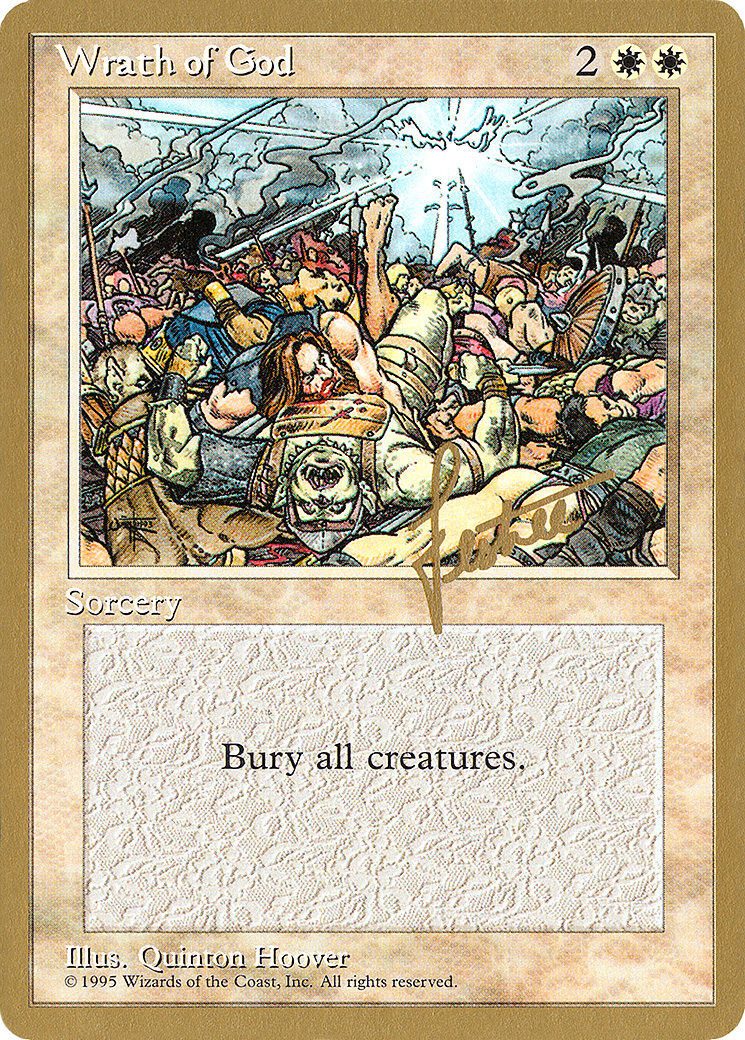 Wrath of God - 1996 Bertrand Lestree (4ED) (WCD-BL58) - Pro Tour Collector Set