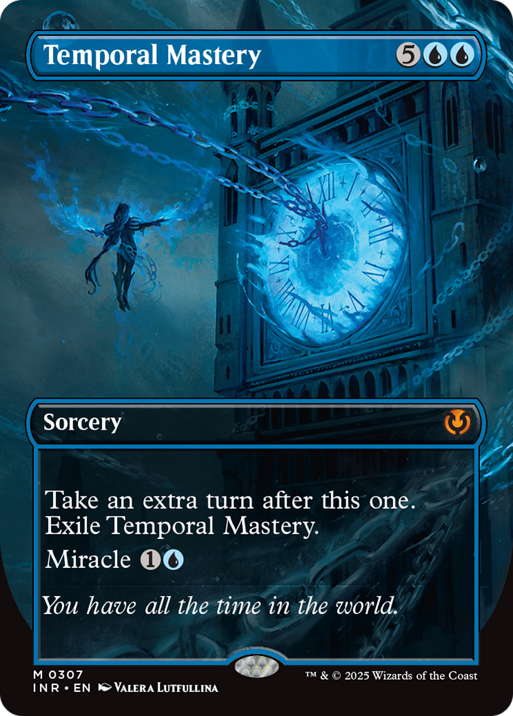 Temporal Mastery (INR-307) - Innistrad Remastered: (miracle) (Borderless) Foil
