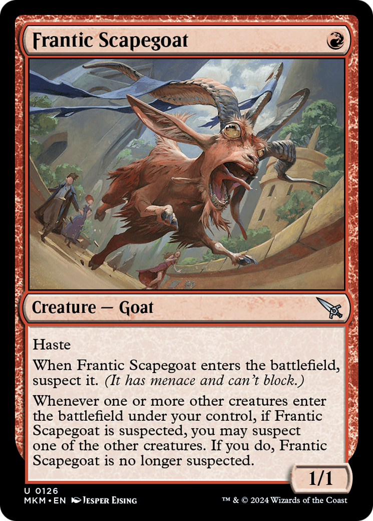 Frantic Scapegoat (MKM-126) - Murders at Karlov Manor Foil