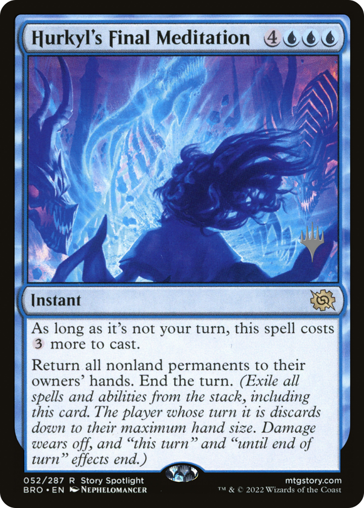 Hurkyl's Final Meditation (PPBRO-52P) - The Brothers' War Promos Foil