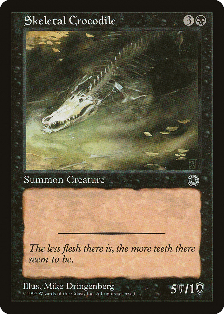 Skeletal Crocodile (POR-) - Portal