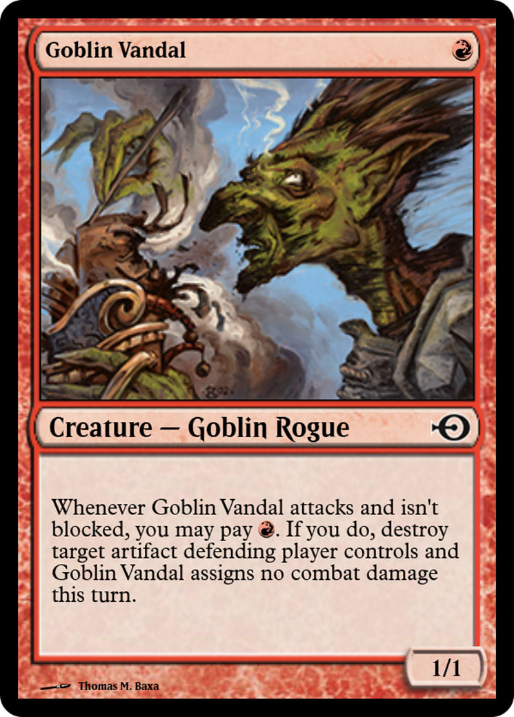 Goblin Vandal (PRM-46916) - Magic Online Promos Foil