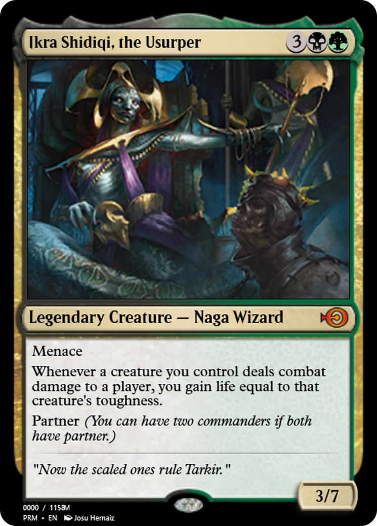 Ikra Shidiqi, the Usurper (PRM-86158) - Magic Online Promos