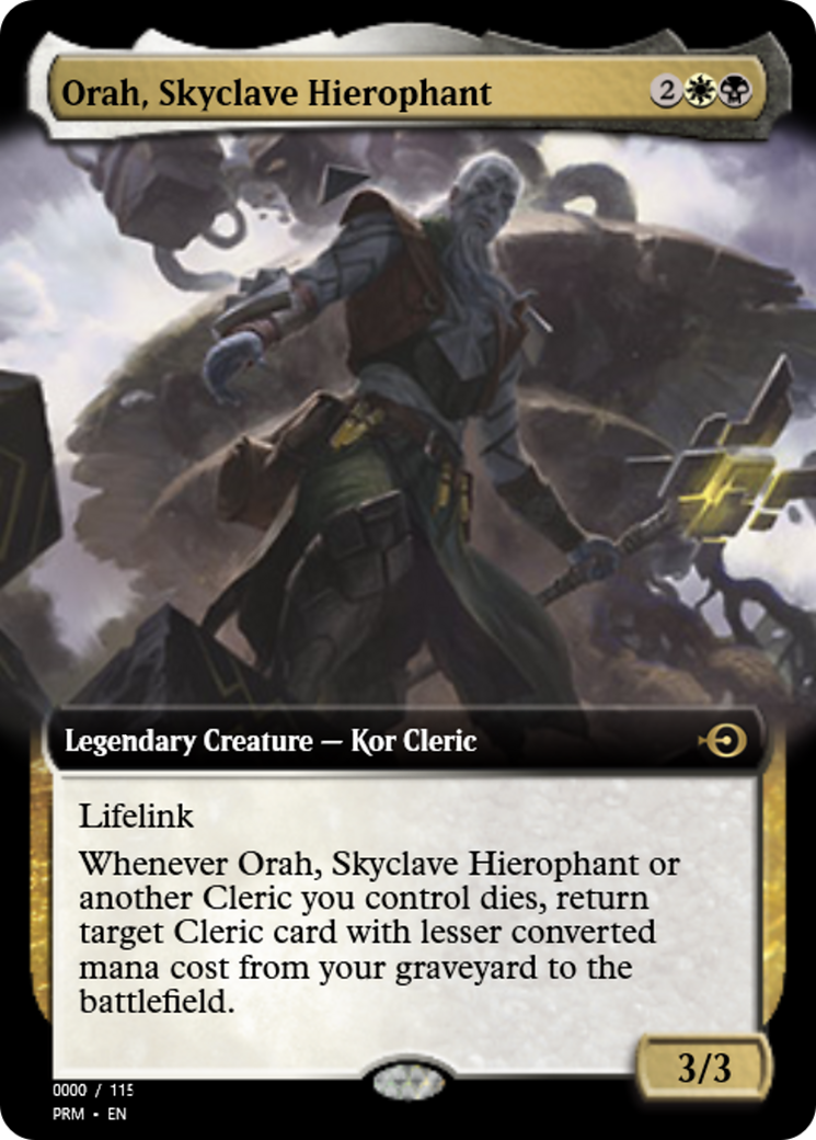 Orah, Skyclave Hierophant (PRM-83726) - Magic Online Promos Foil