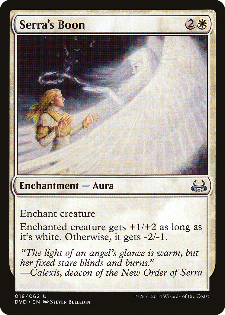 Serra's Boon (DD3-018) - Duel Decks Anthology: Divine vs. Demonic
