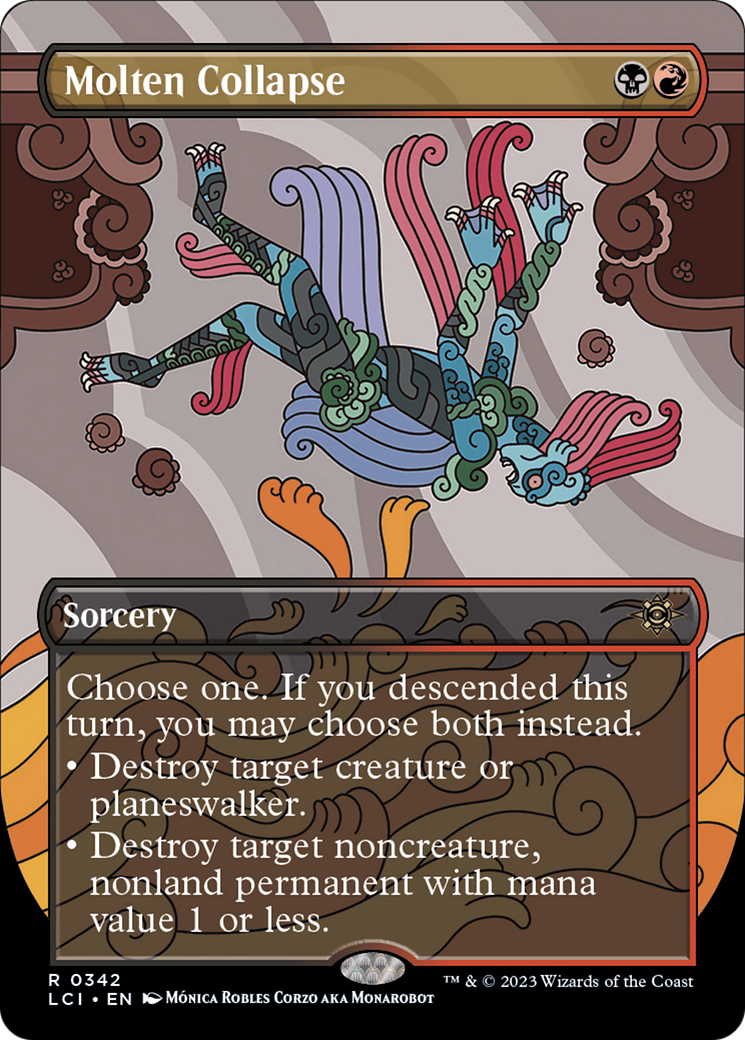 Molten Collapse (Borderless) (LCI-342) - The Lost Caverns of Ixalan (Borderless)