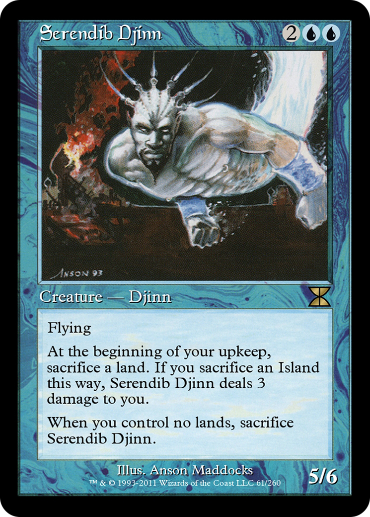 Serendib Djinn (ME4-061) - Masters Edition IV Foil