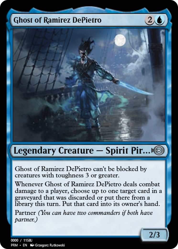 Ghost of Ramirez DePietro (PRM-86286) - Magic Online Promos Foil