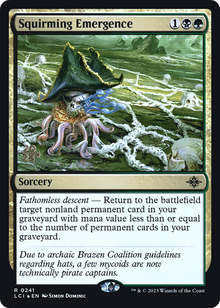 Squirming Emergence (PRE-241S) - The Lost Caverns of Ixalan Promos Foil
