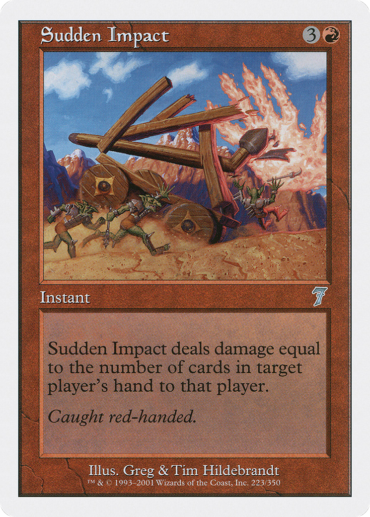 Sudden Impact (7ED-223) - Seventh Edition