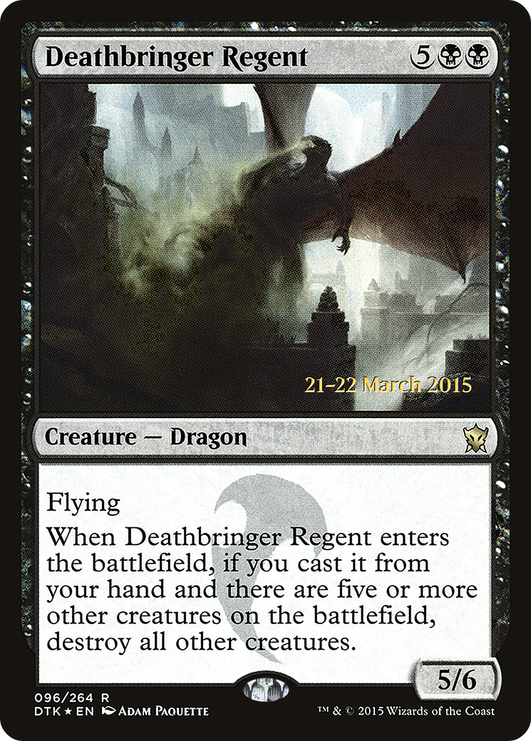 Deathbringer Regent (PRE-96S) - Dragons of Tarkir Promos Foil