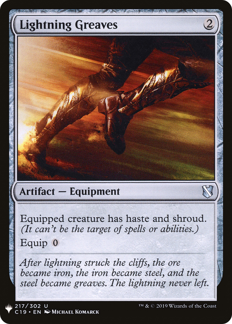Lightning Greaves (C19) (LIST-C19-217) - The List