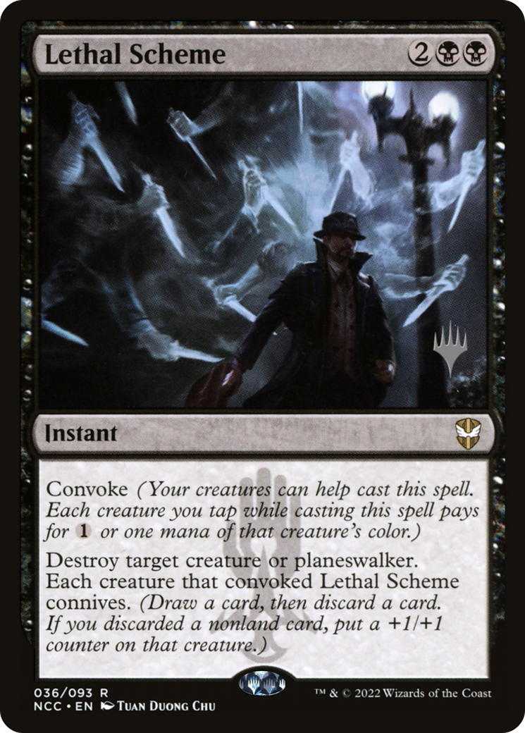 Lethal Scheme (PPSNC-36P) - New Capenna Commander Promos Foil