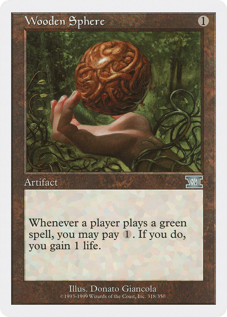 Wooden Sphere (6ED-318) - Classic Sixth Edition