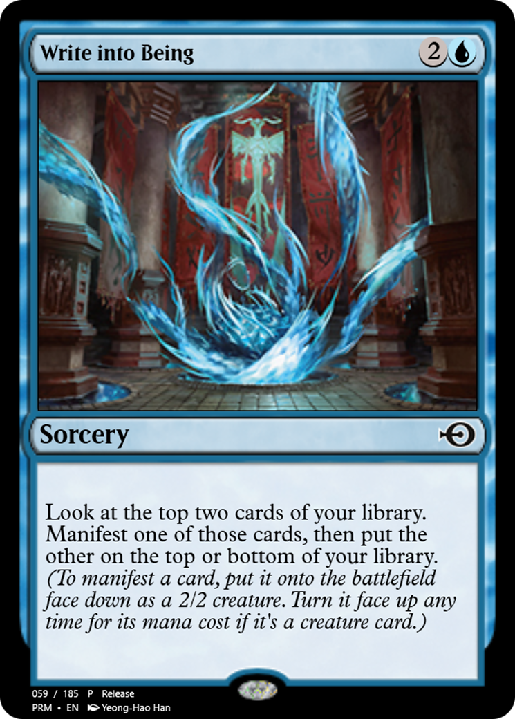 Write into Being (PRM-55755) - Magic Online Promos Foil