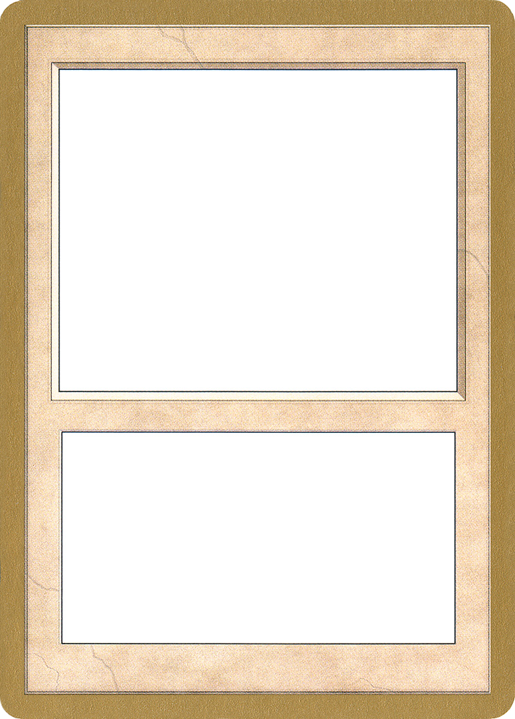 Blank Card (WCD-000) - World Championship Decks 2002