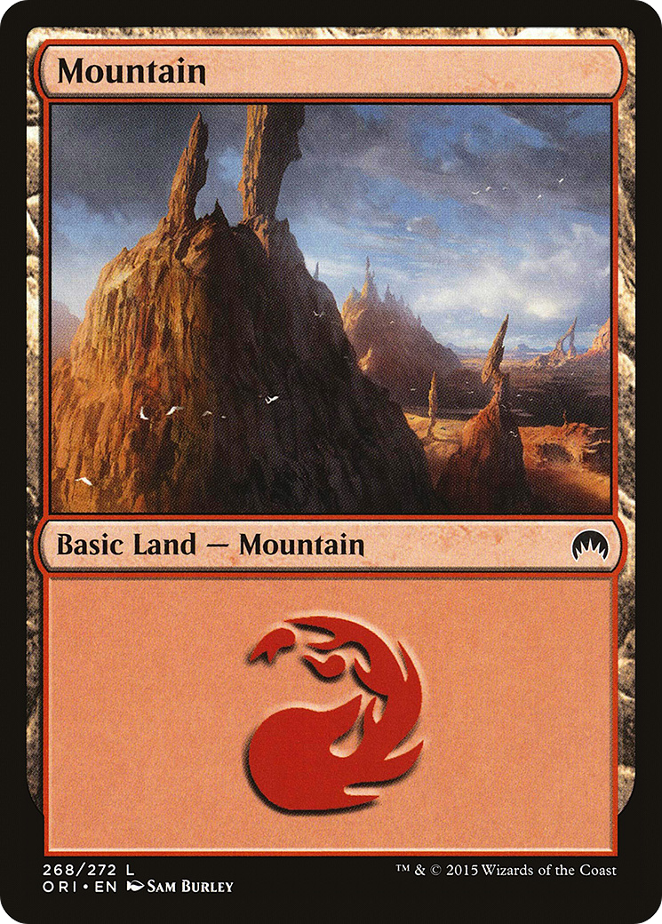 Mountain (268) (ORI-268) - Magic Origins Foil