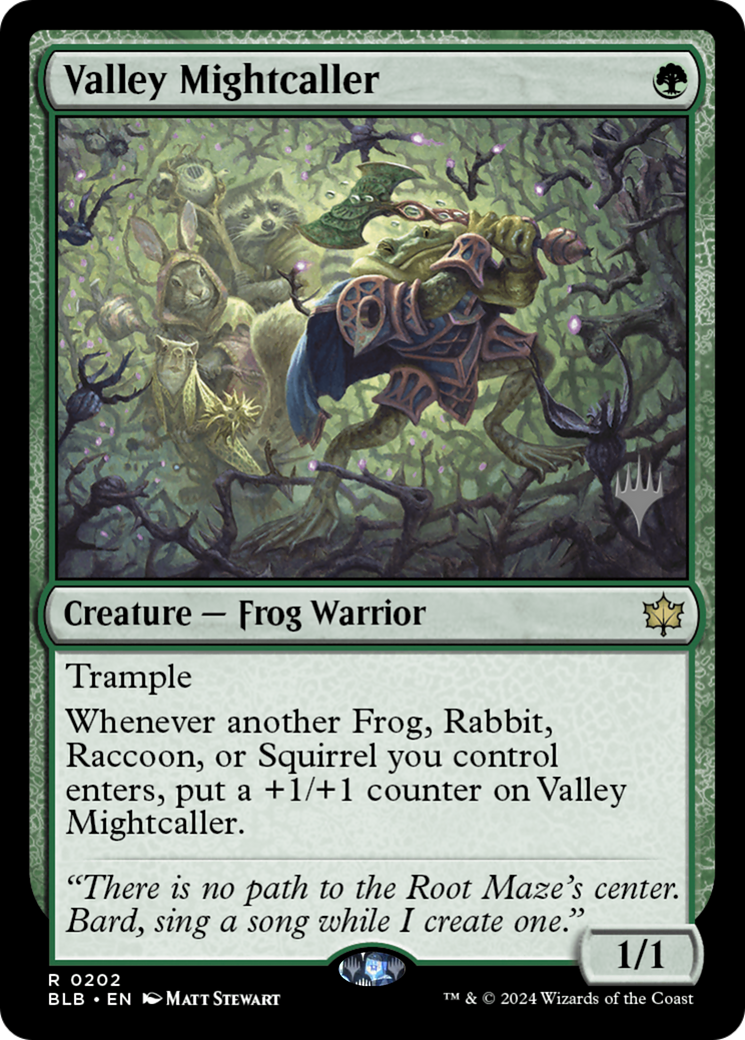 Valley Mightcaller (PPBLB-202) - Bloomburrow Promos