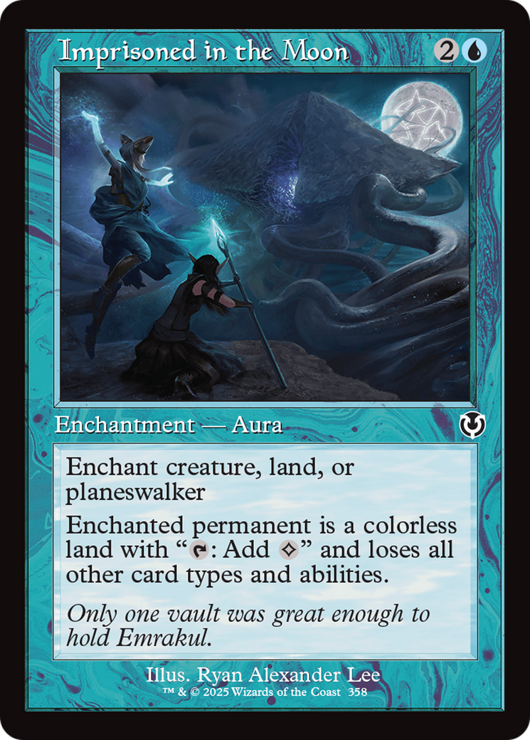 Imprisoned in the Moon (INR-358) - Innistrad Remastered: (enchantment)