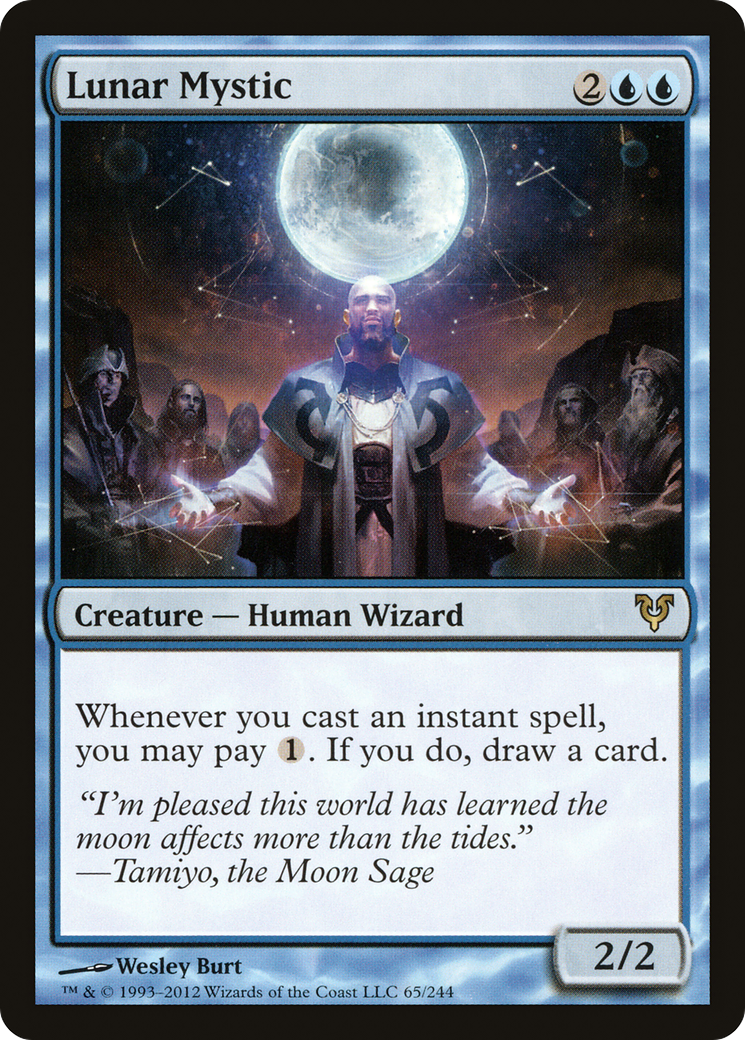 Lunar Mystic (AVR-065) - Avacyn Restored Foil