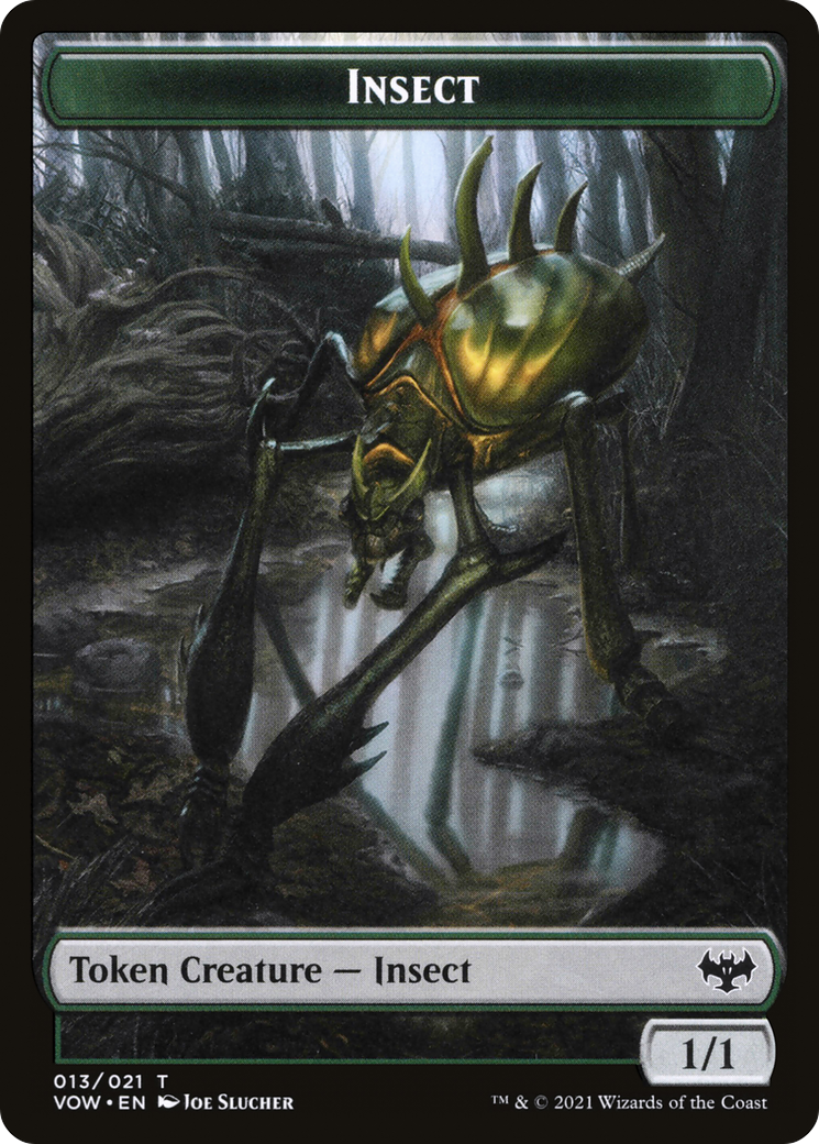 Insect Token (VOW-013) - Innistrad: Crimson Vow Tokens Foil