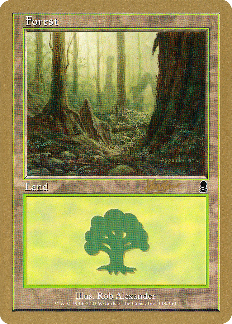 Forest (348) - 2002 Sim Han How (ODY) (WCD-SHH348) - World Championship Decks 2002