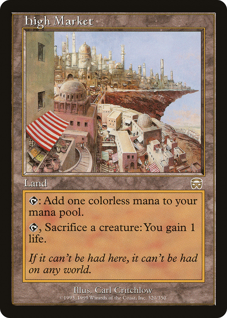 High Market (MMQ-320) - Mercadian Masques