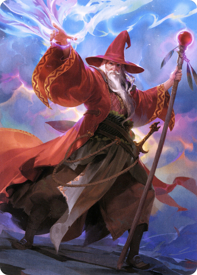 Elminster // Elminster (ACLB-036) - Battle for Baldur's Gate Art Series (Borderless)