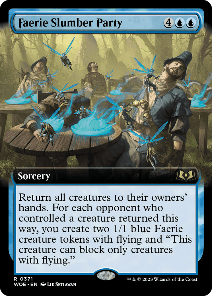 Faerie Slumber Party (Extended Art) (WOE-371) - Wilds of Eldraine: (Extended Art)