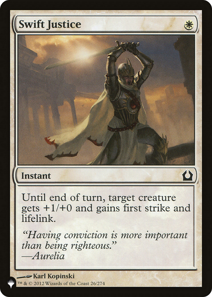 Swift Justice (LIST-RTR-26) - The List
