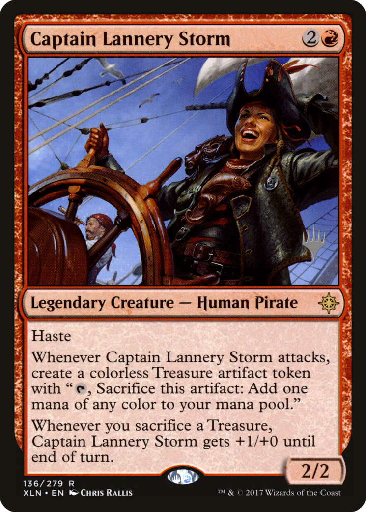 Captain Lannery Storm (PPM20-136P) - Ixalan Promos