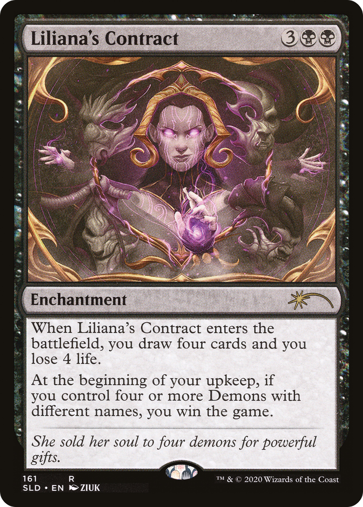 Liliana's Contract (SLD-161) - Secret Lair Drop Foil